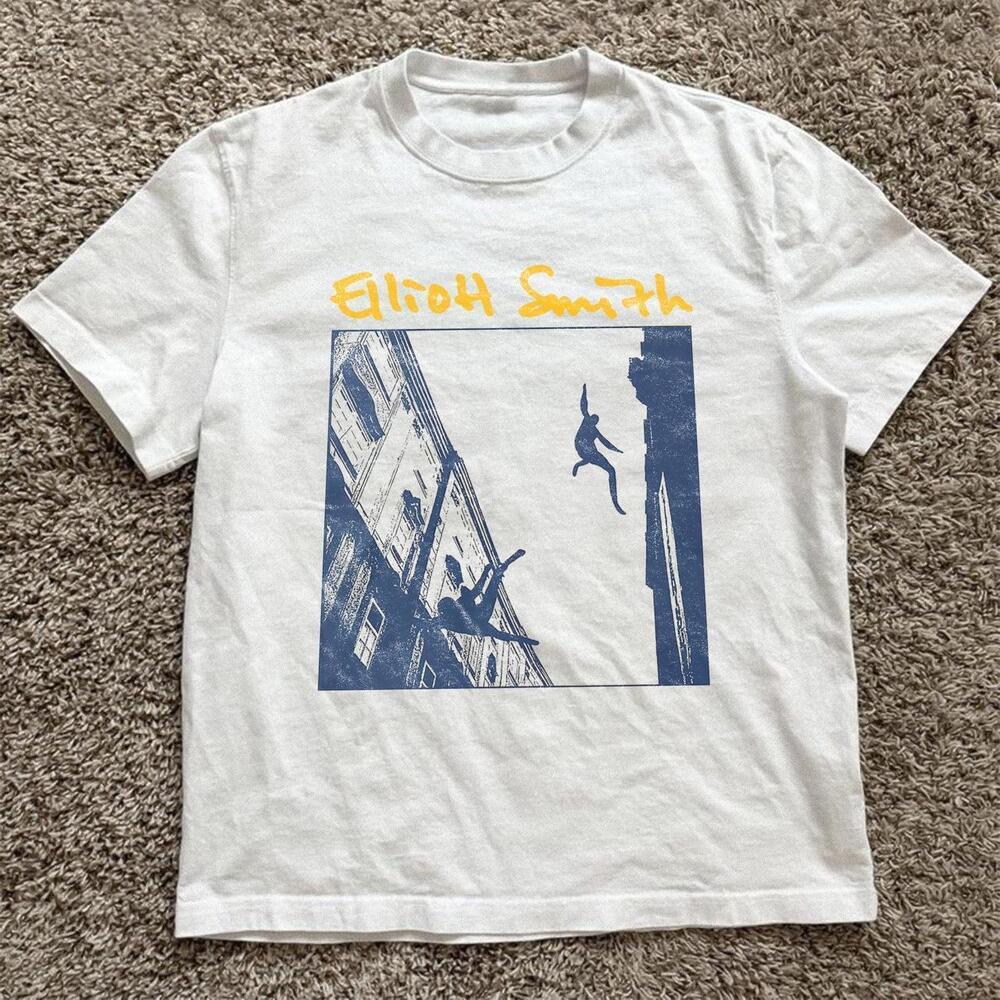 White Olivia Rodrigo Eliot Smith Cotton T Shirt